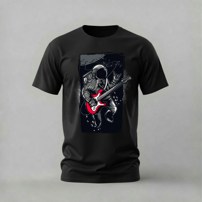 ASTRONAUT Guitar Graphic T-Shirt