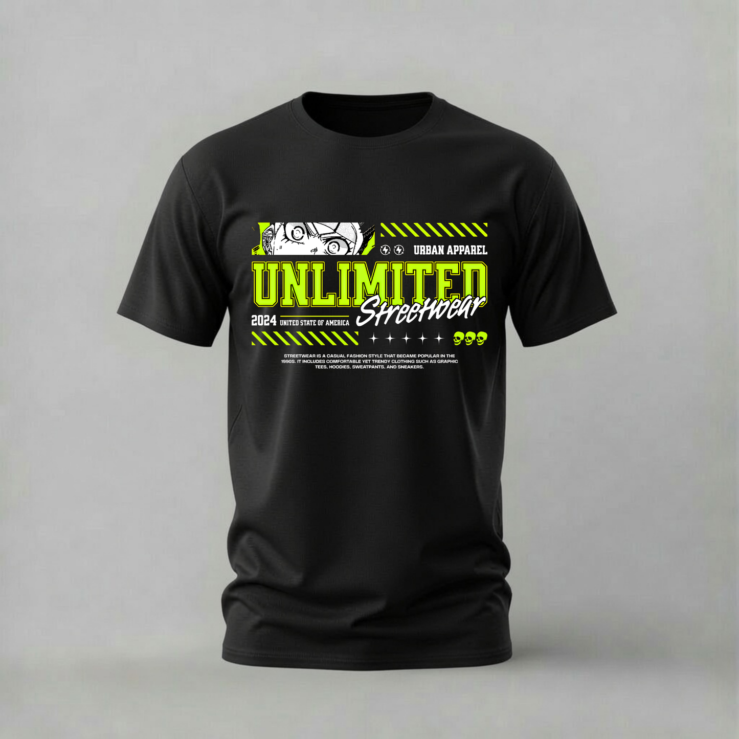 UNLIMITED STREETWEAR 2024 Graphic T-Shirt