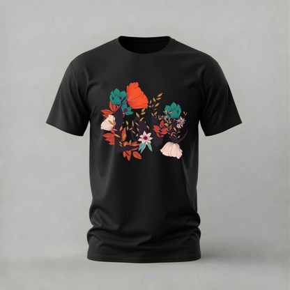 LOVE Floral Graphic T-Shirt