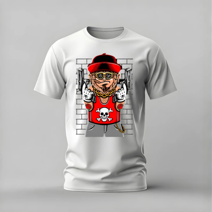 GANGSTER MONKEY Graphic T-Shirt