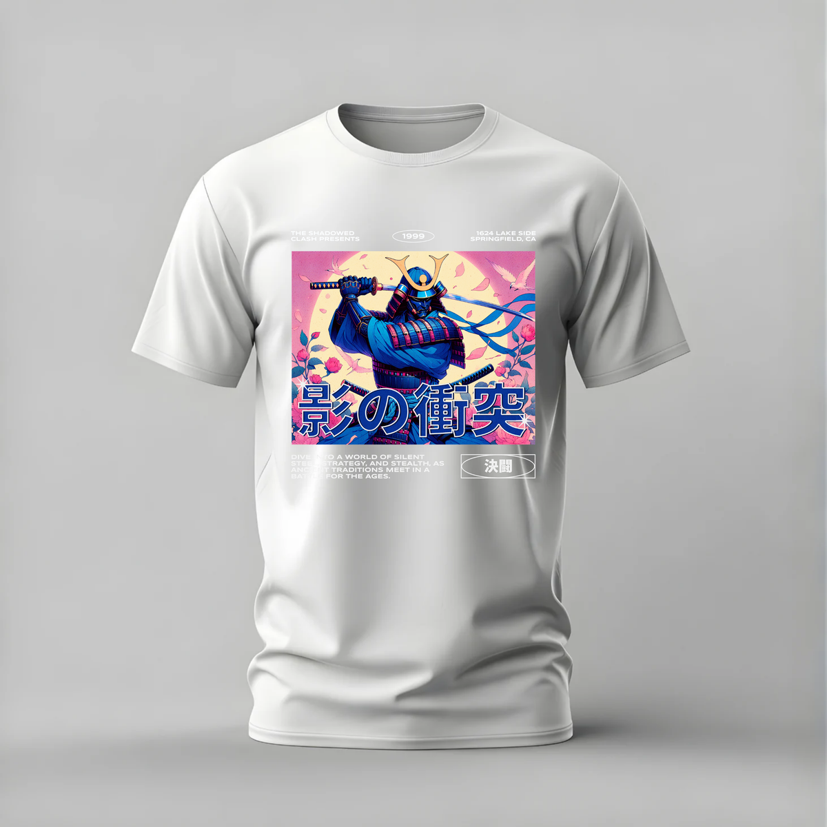SHADOWED CLASH Graphic T-Shirt