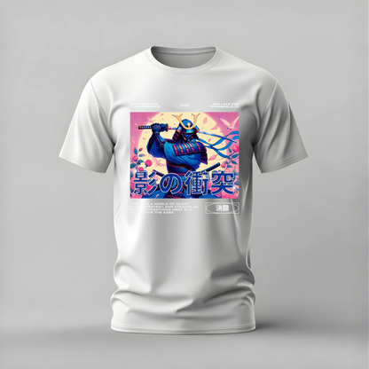 SHADOWED CLASH Graphic T-Shirt