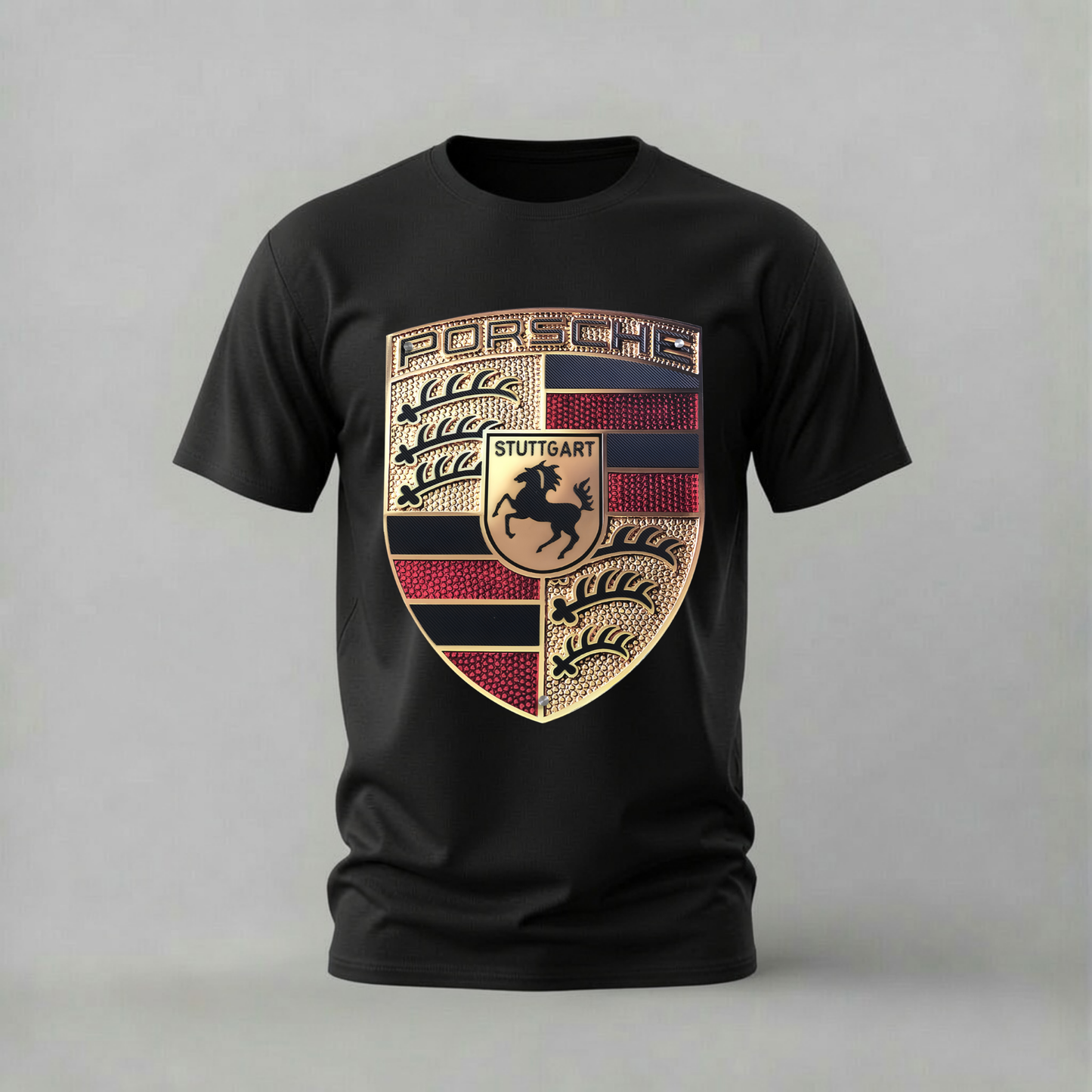 PORSCHE Crest Logo Graphic T-Shirt
