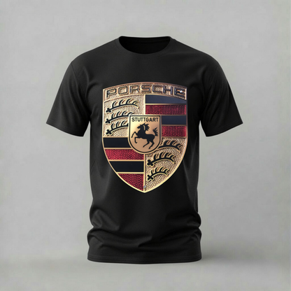PORSCHE Crest Logo Graphic T-Shirt