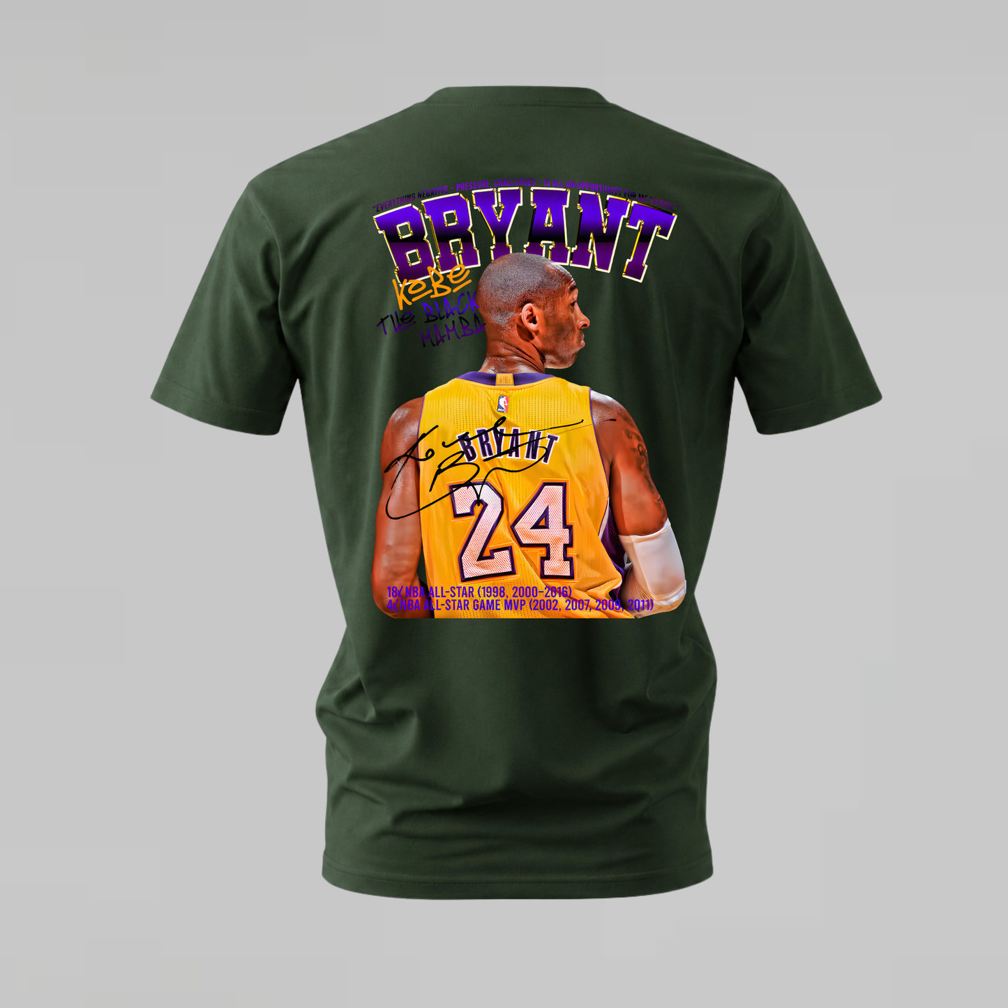 KOBE BRYANT Black Mamba Graphic T-Shirt