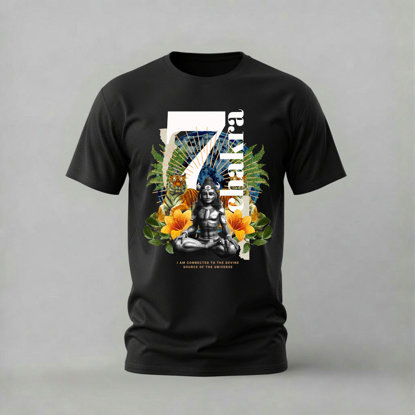 7 CHAKRA Graphic T-Shirt