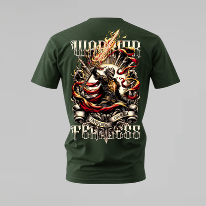 WARRIOR FEARLESS Graphic T-Shirt