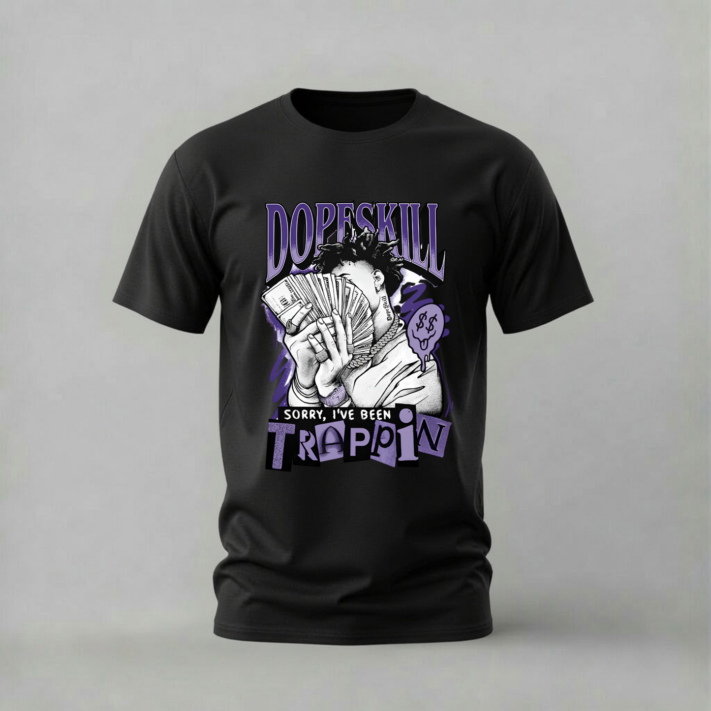 DOPESKILL Trappin Graphic T-Shirt