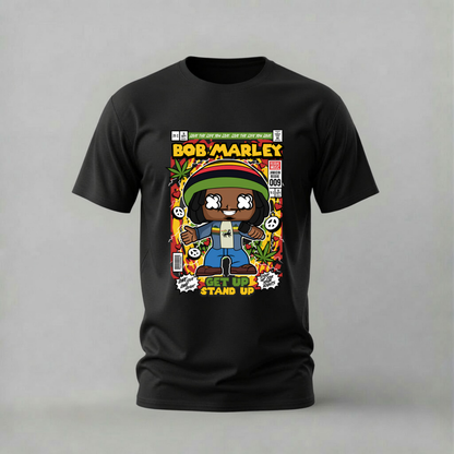 BOB MARLEY Get Up Stand Up Graphic T-Shirt