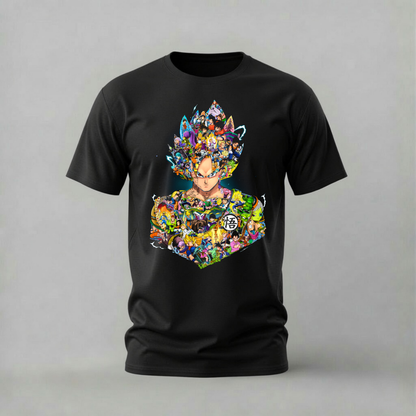 DRAGON BALL GOKU Collage Graphic T-Shirt