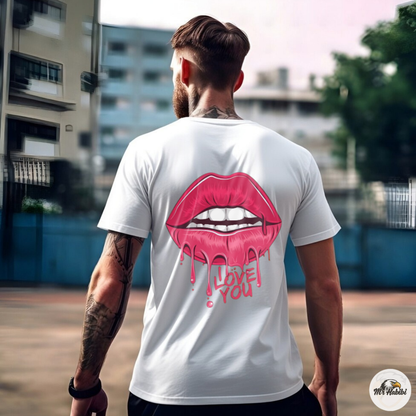 Dripping Lips I Love You Pop Art T-Shirt