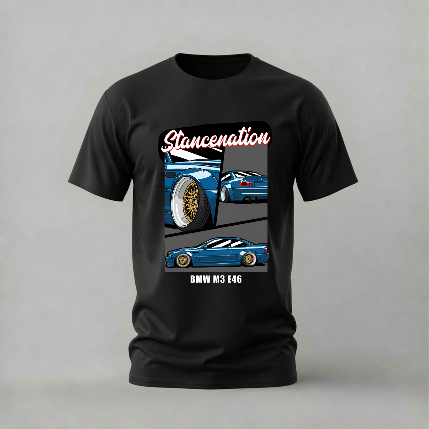 BMW M3 E46 Stancenation Graphic T-Shirt