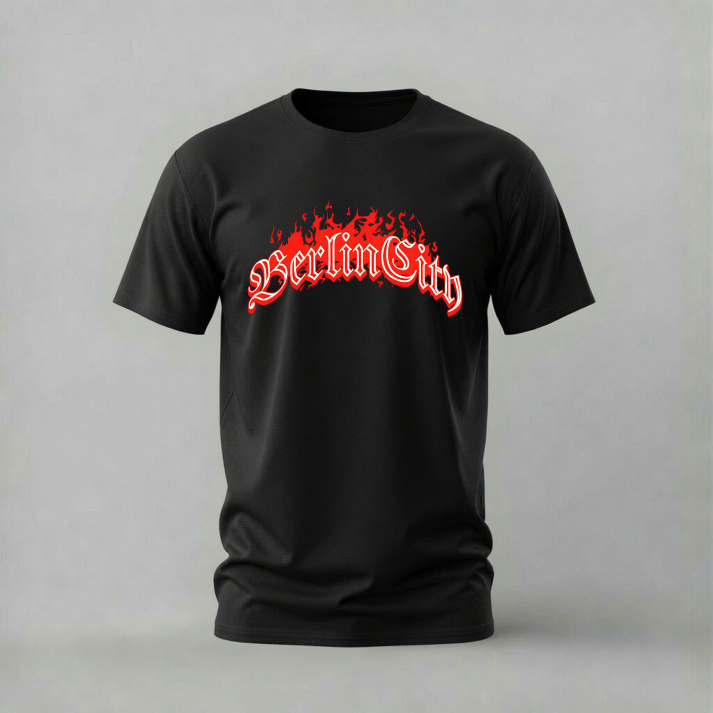 BERLIN CITY Fire Graphic T-Shirt