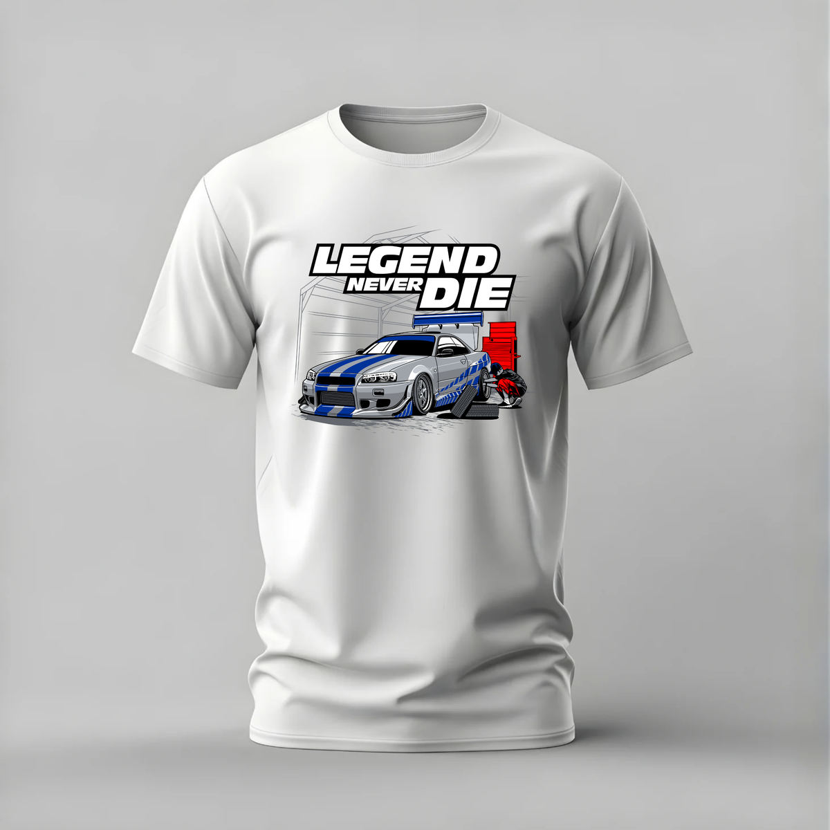 LEGEND NEVER DIE Graphic T-Shirt