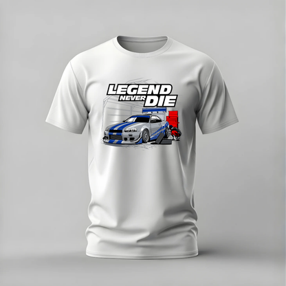 LEGEND NEVER DIE Graphic T-Shirt
