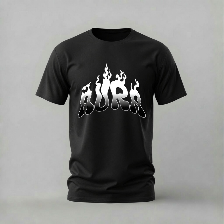 AURA Flame Graphic T-Shirt