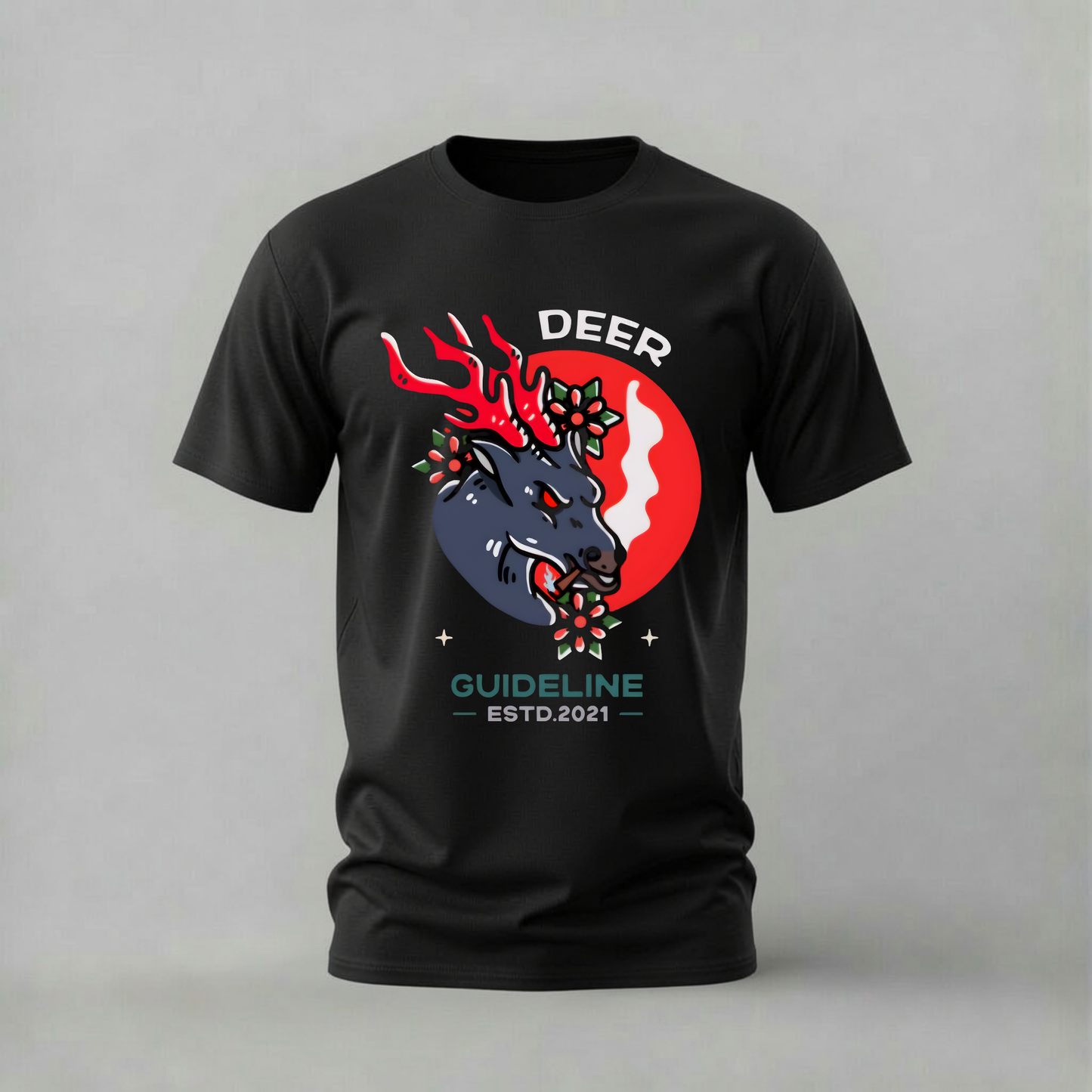 DEER GUIDELINE Graphic T-Shirt