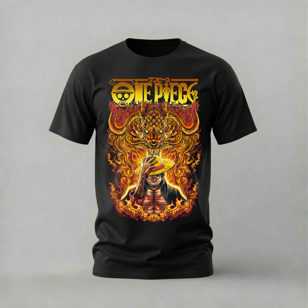 LUFFY FIRE DRAGON Graphic T-Shirt