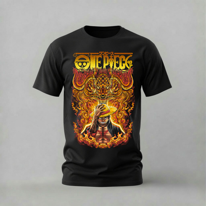 LUFFY FIRE DRAGON Graphic T-Shirt