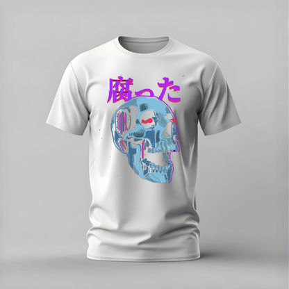 ROTTEN SKULL Graphic T-Shirt