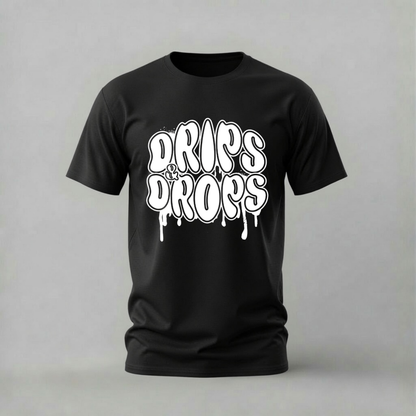 DRIPS & DROPS Graphic T-Shirt