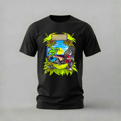 TROPICAL GORILLA Graphic T-Shirt