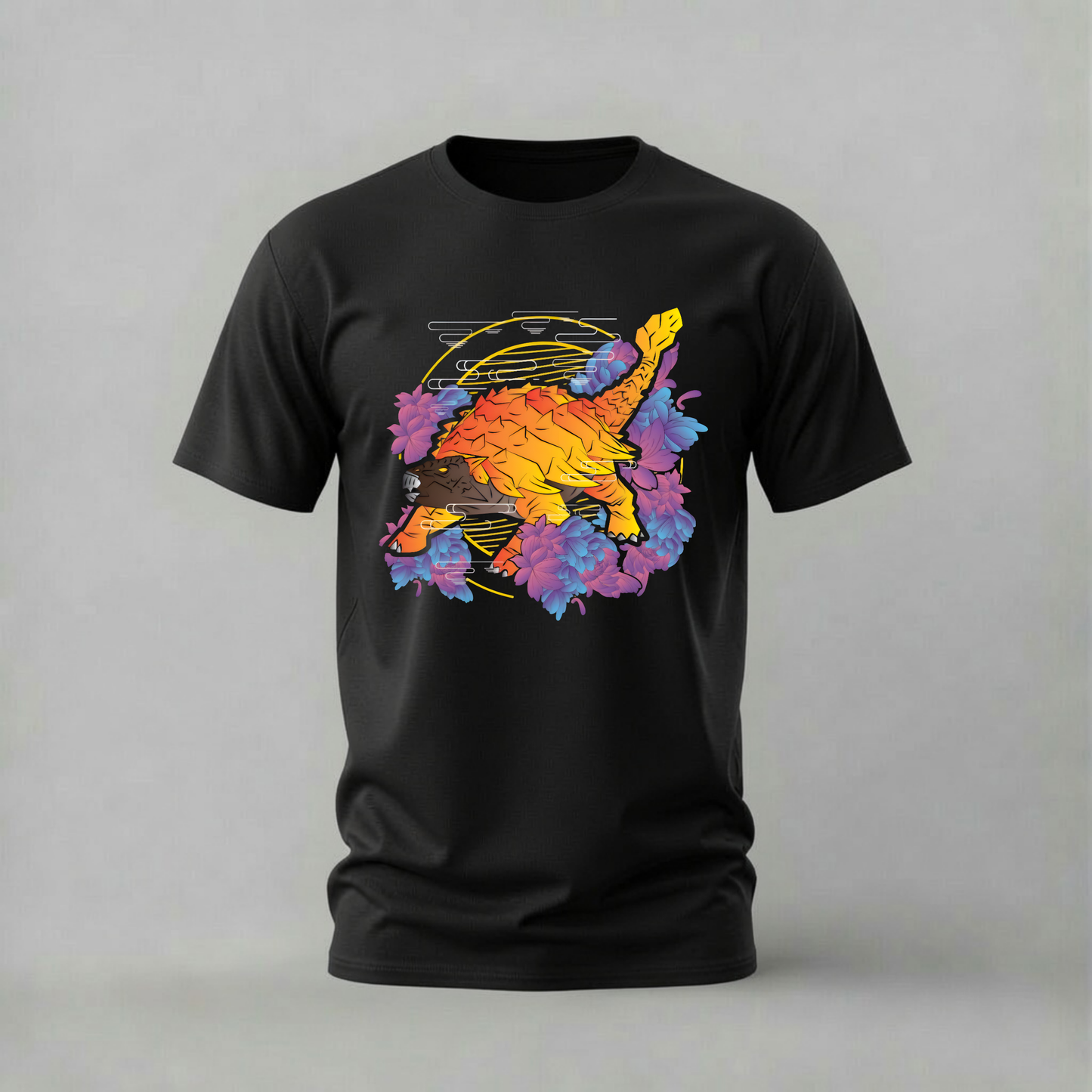 DINOSAUR Floral Graphic T-Shirt