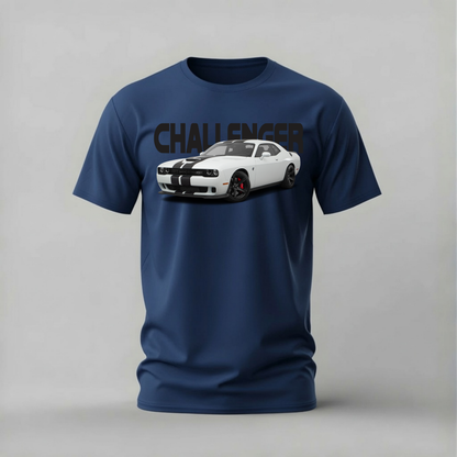 DODGE CHALLENGER WHITE Graphic T-Shirt