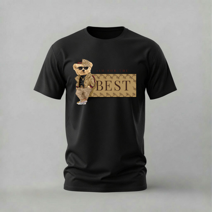AIM FOR THE BEST Teddy Graphic T-Shirt