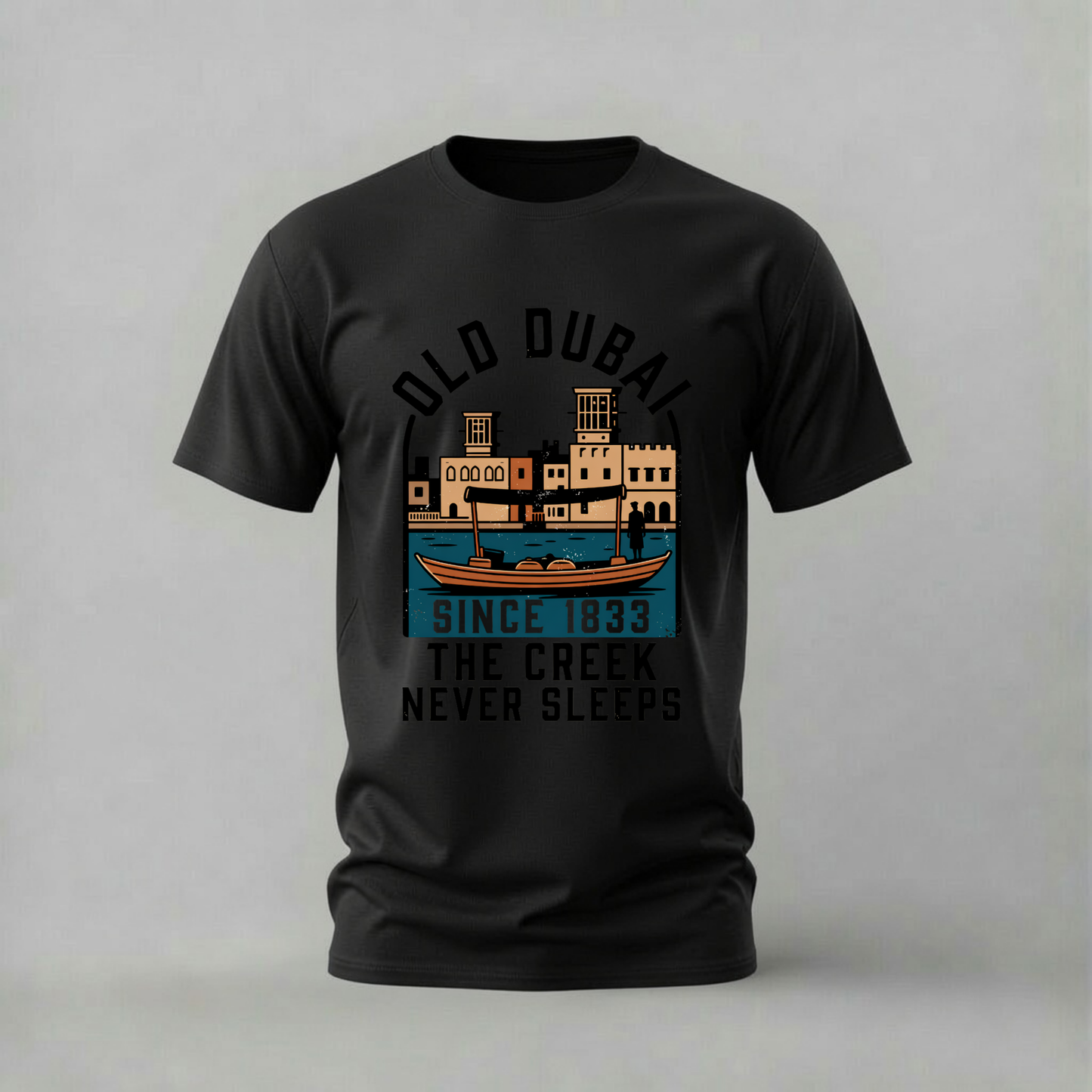 OLD DUBAI Creek Graphic T-Shirt