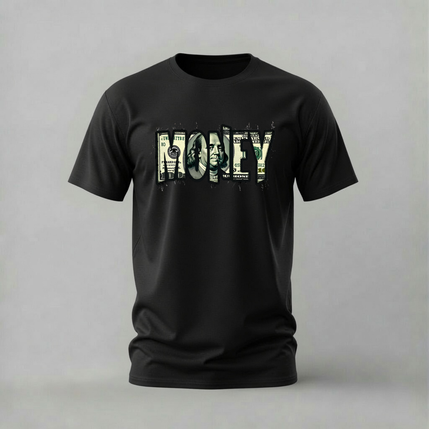 MONEY Dollar Bill Graphic T-Shirt
