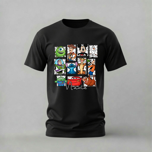 Disney Pixar Characters Collage T-Shirt