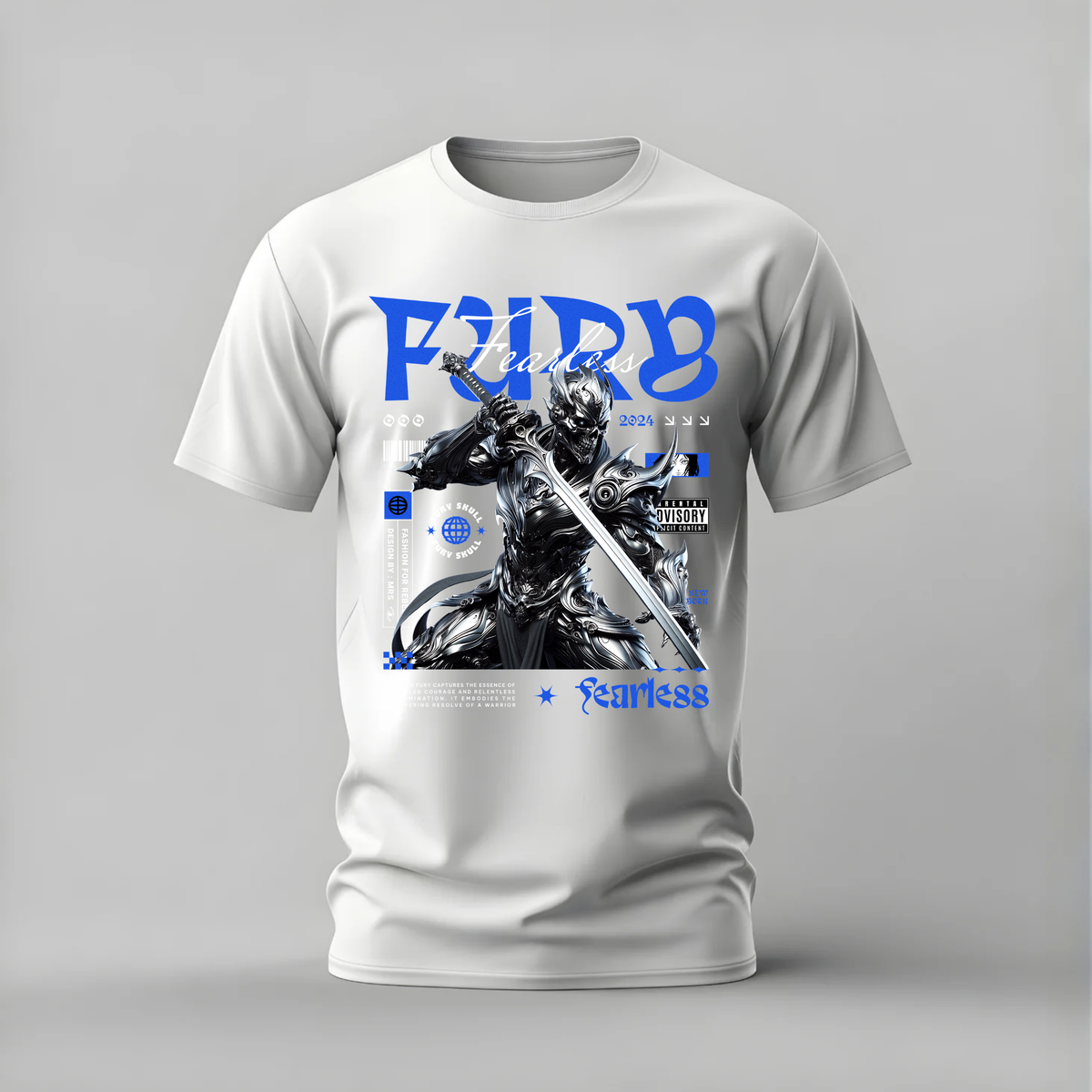 FURY FEARLESS Graphic T-Shirt