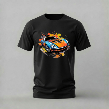 COLORFUL SPORTS CAR Graphic T-Shirt