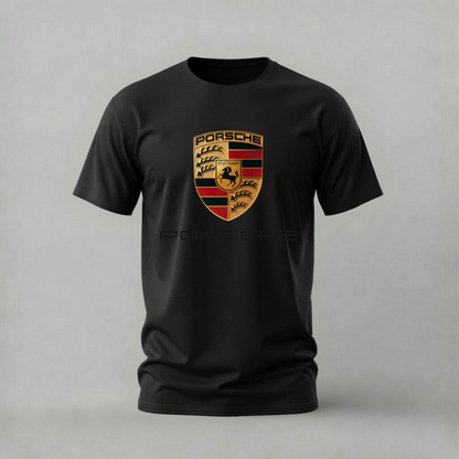 PORSCHE Crest Logo Graphic T-Shirt