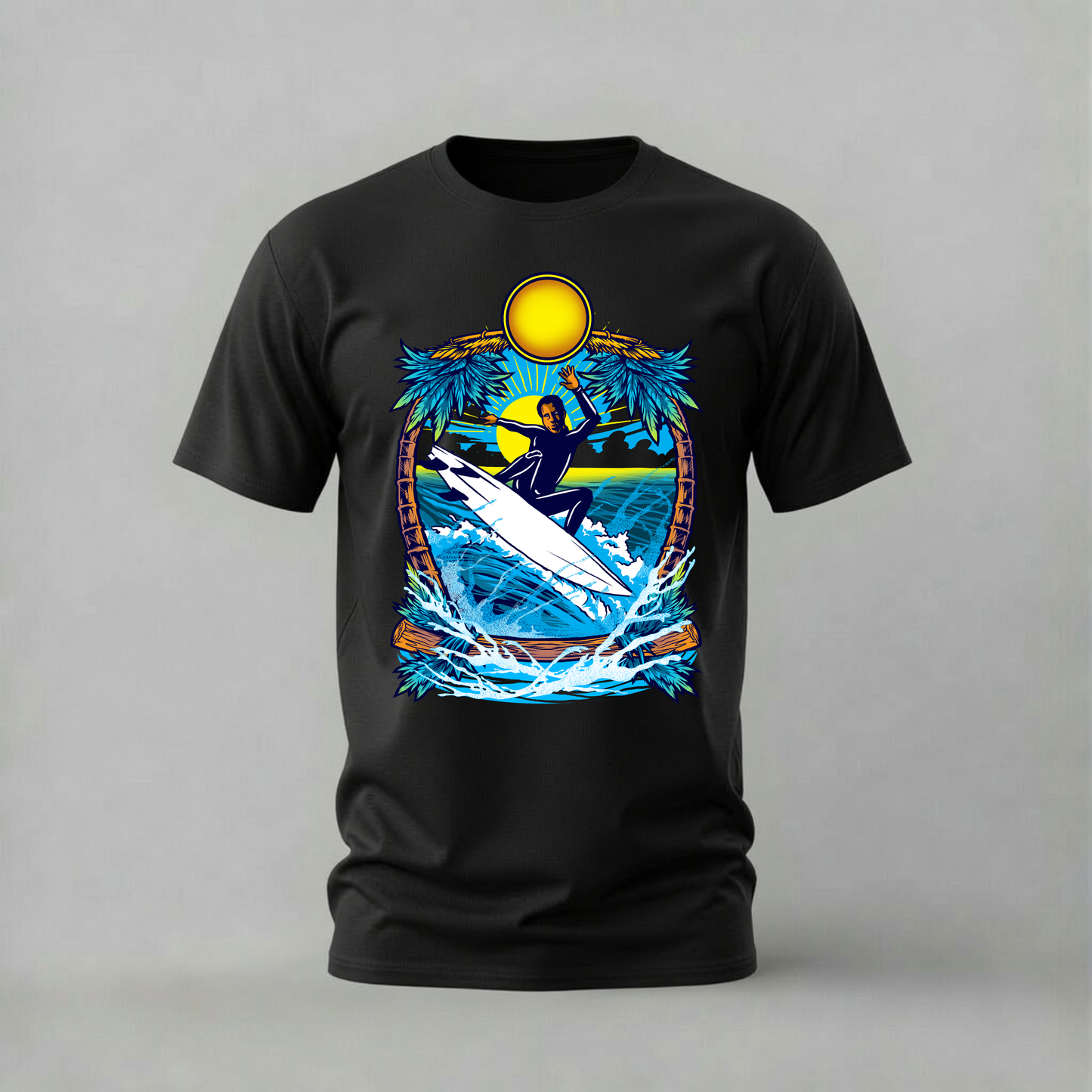 TROPICAL SURFER Graphic T-Shirt