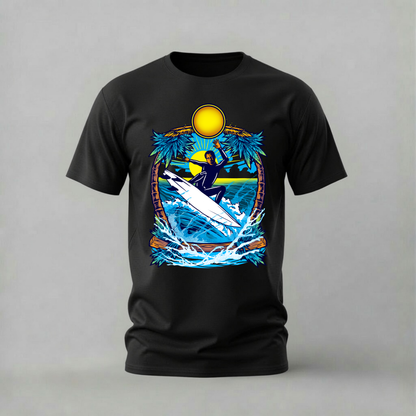 TROPICAL SURFER Graphic T-Shirt