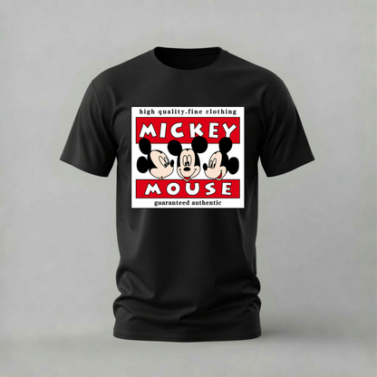 MICKEY MOUSE Vintage Logo Graphic T-Shirt