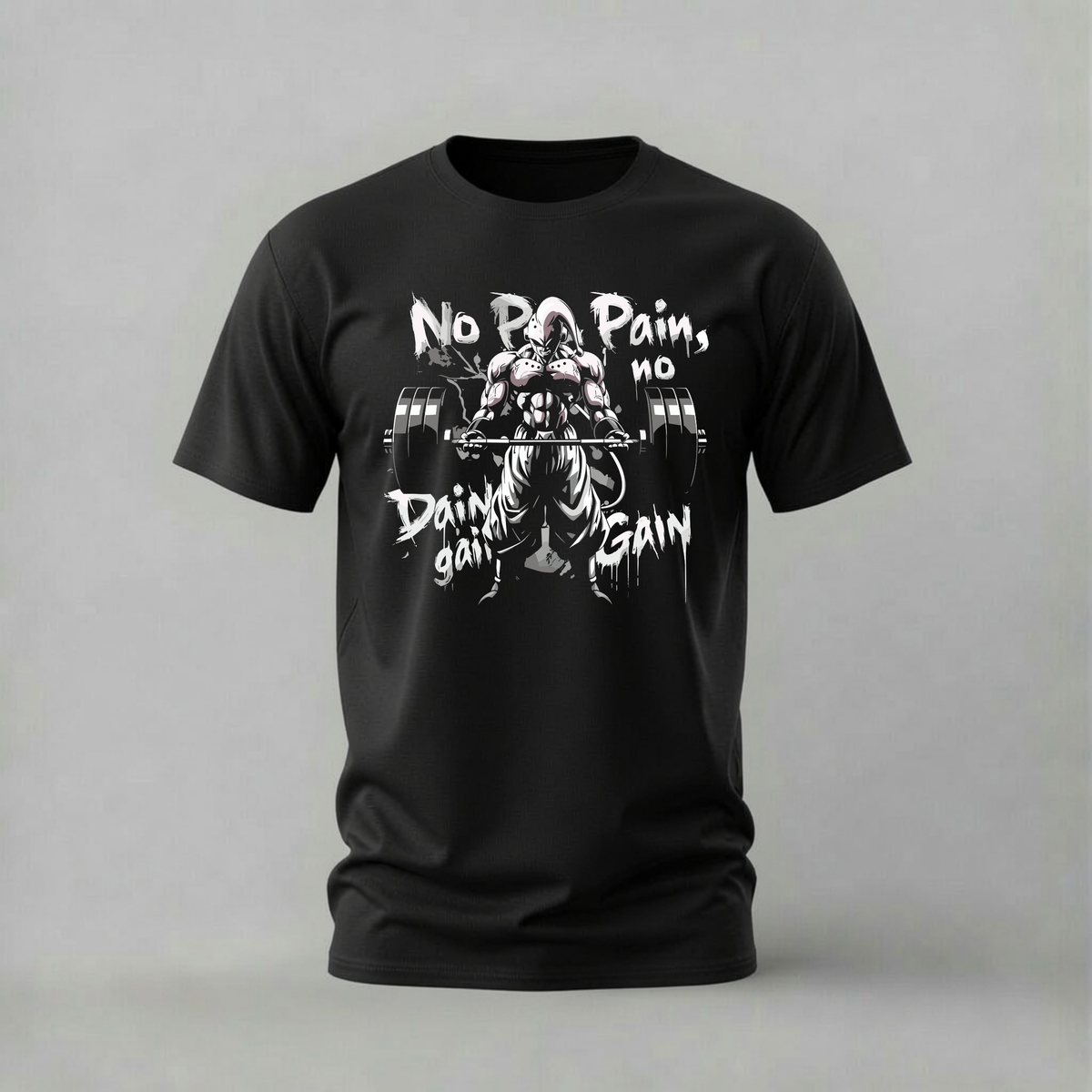 NO PAIN NO GAIN GOKU Graphic T-Shirt