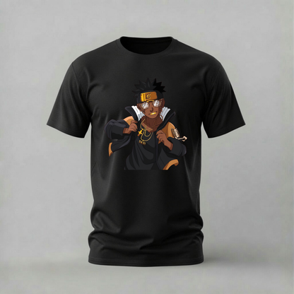 GOLD NARUTO Graphic T-Shirt