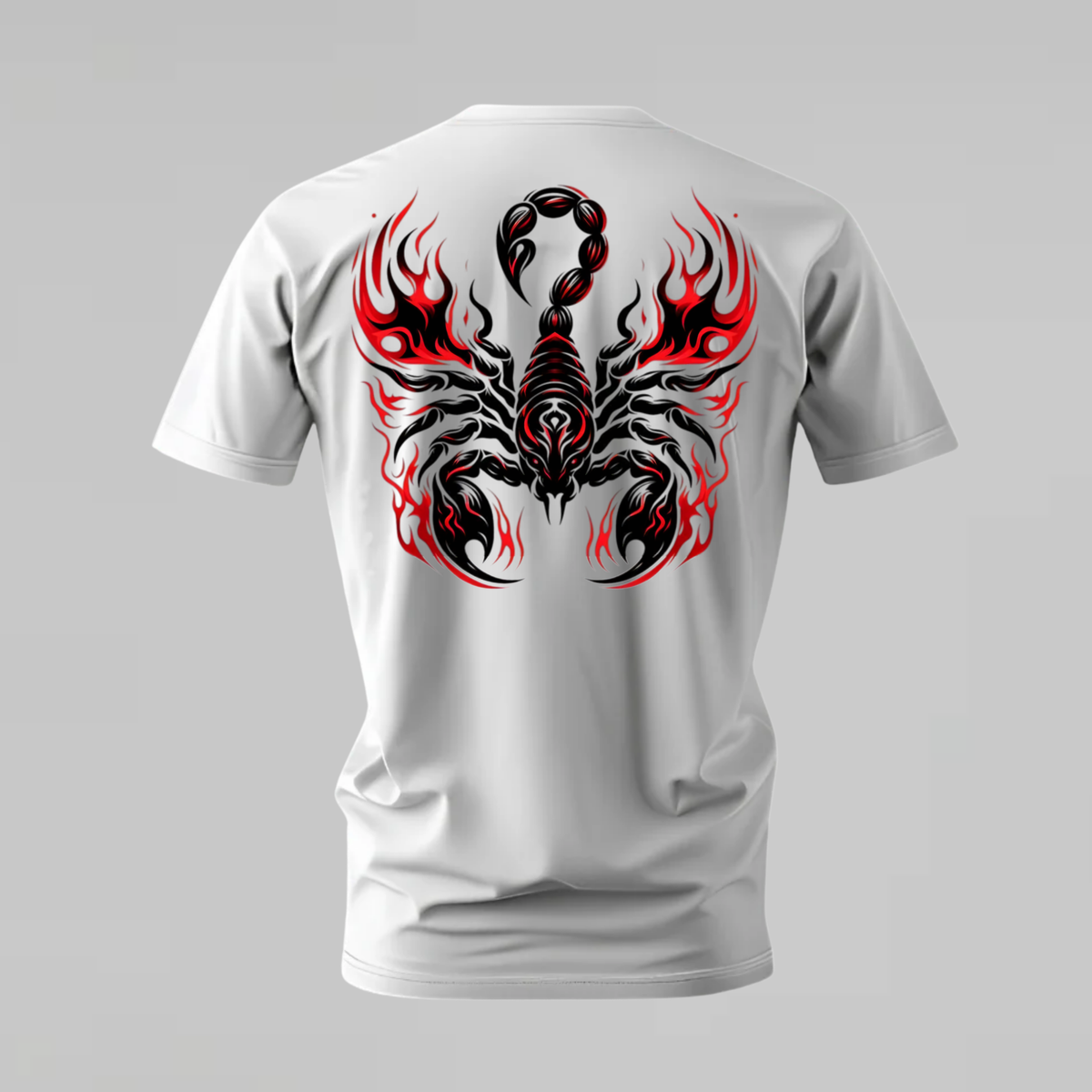 RED TRIBAL SCORPION Graphic T-Shirt