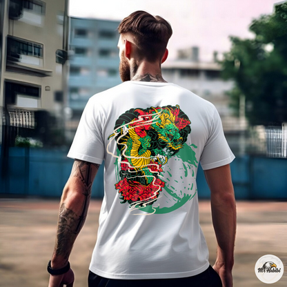 Japanese Dragon Tattoo Art Streetwear T-Shirt