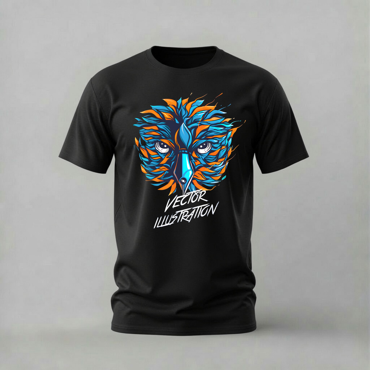 VECTOR ILLUSTRATION Bird Graphic T-Shirt
