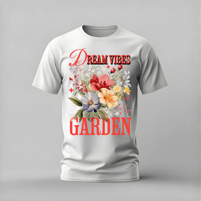 DREAM VIBES GARDEN Graphic T-Shirt