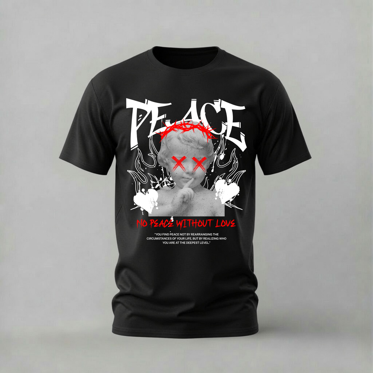 NO PEACE WITHOUT LOVE Graphic T-Shirt