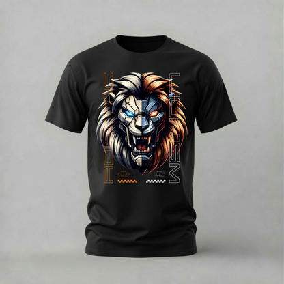 CYBER LION Graphic T-Shirt