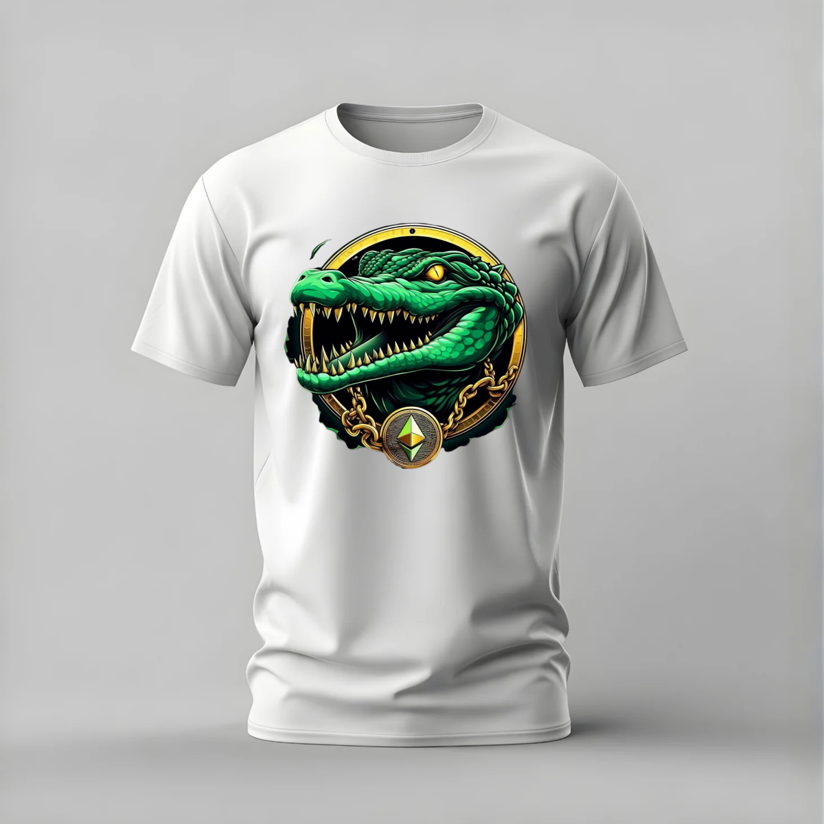 CRYPTO CROCODILE Graphic T-Shirt