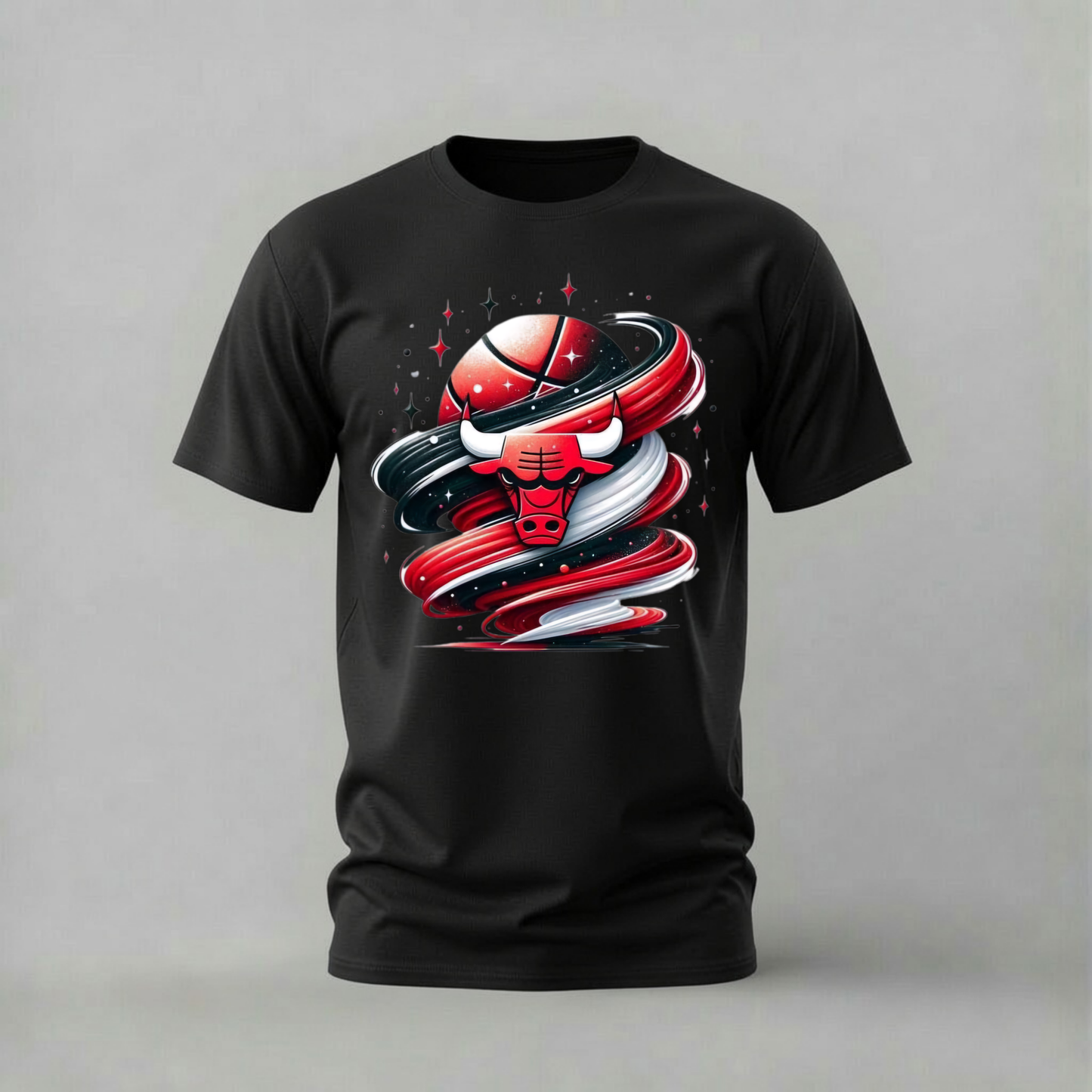 CHICAGO BULLS Swirl Graphic T-Shirt