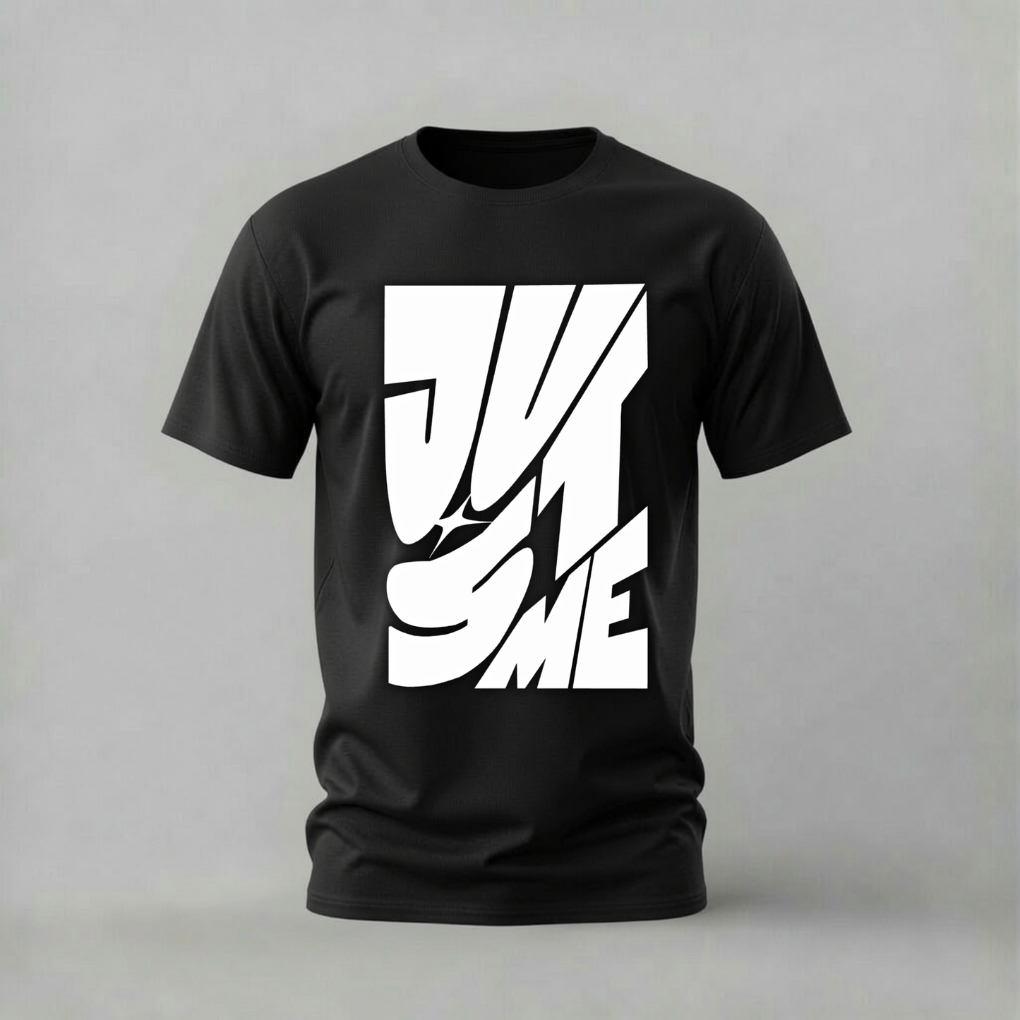 JUST ME Typography Graphic T-Shirt