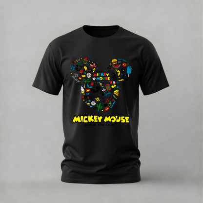 MICKEY MOUSE Doodle Graphic T-Shirt